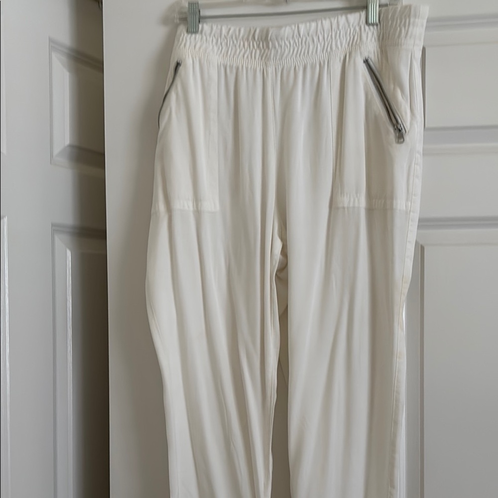 Chico's White Track Pants
